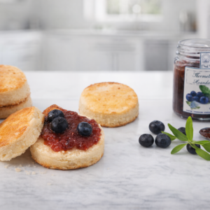 Citrus Bloom: Scones Premium de Coco y Almendras