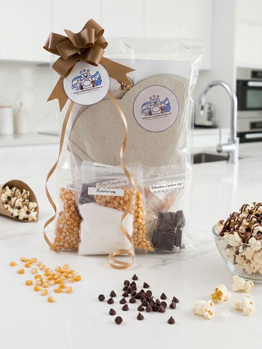 Kit Pochoclos Dulces o Salados apto diabéticos