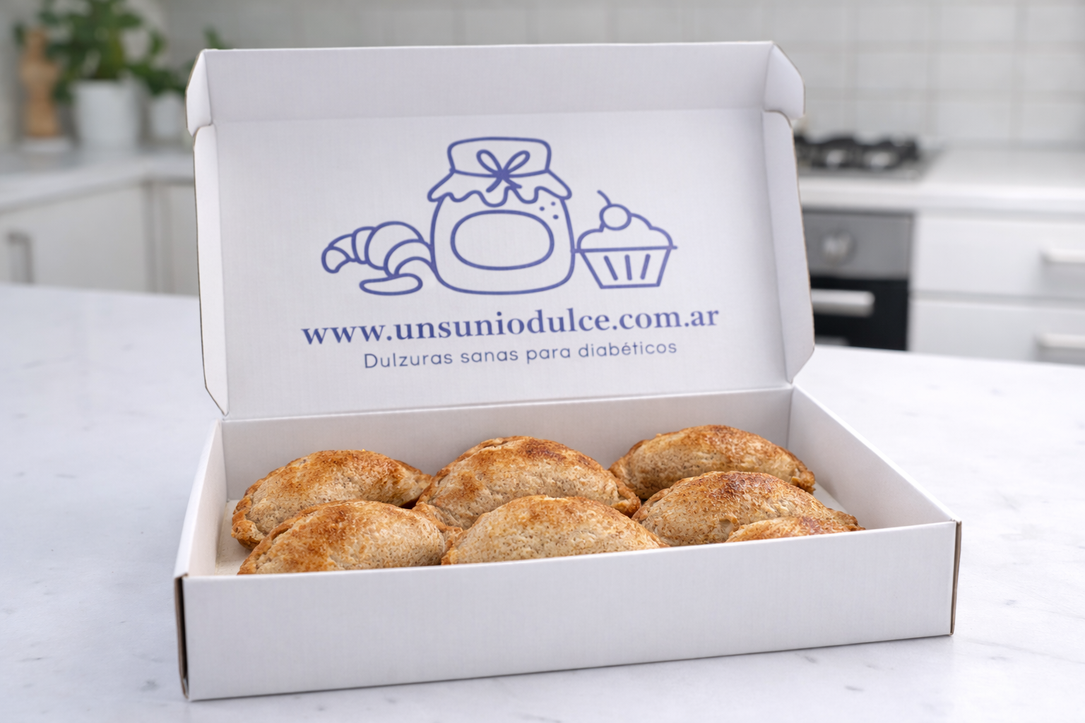 Empanadas Gourmet Aptas Para Diabéticos (6 un congeladas) – Un Suenio Dulce
