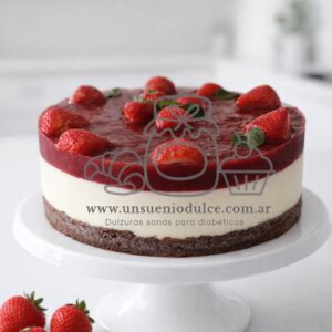 Cheesecake Apto Diabéticos, El Placer Saludable (8 porciones)